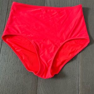 Aerie high waisted red swim bottoms